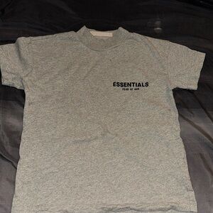 Kids grey Fear of God short sleeve shirt
